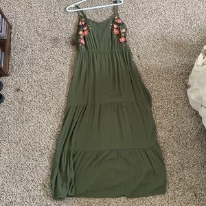 Time and Tru, Floral Maxi Dress, Size 16-18 (XL)